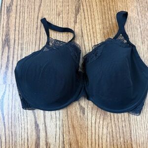 Natori Black Lace Trim Bra